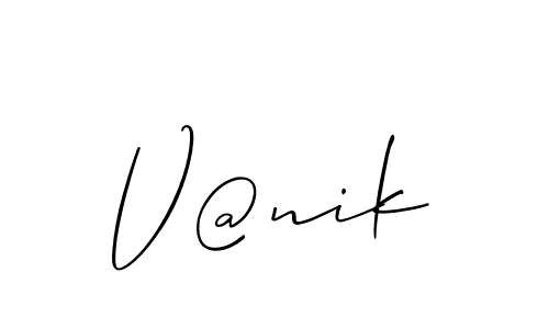 You can use this online signature creator to create a handwritten signature for the name V@nik. This is the best online autograph maker. V@nik signature style 2 images and pictures png