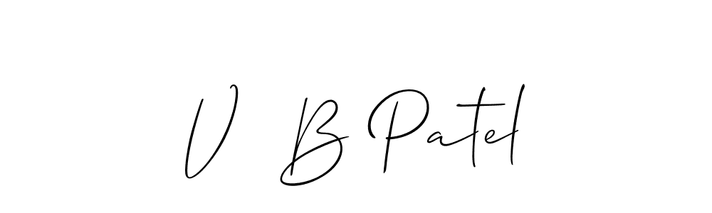 Once you've used our free online signature maker to create your best signature Allison_Script style, it's time to enjoy all of the benefits that V  B Patel name signing documents. V  B Patel signature style 2 images and pictures png
