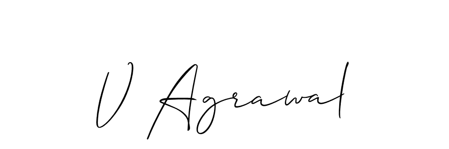 Once you've used our free online signature maker to create your best signature Allison_Script style, it's time to enjoy all of the benefits that V Agrawal name signing documents. V Agrawal signature style 2 images and pictures png