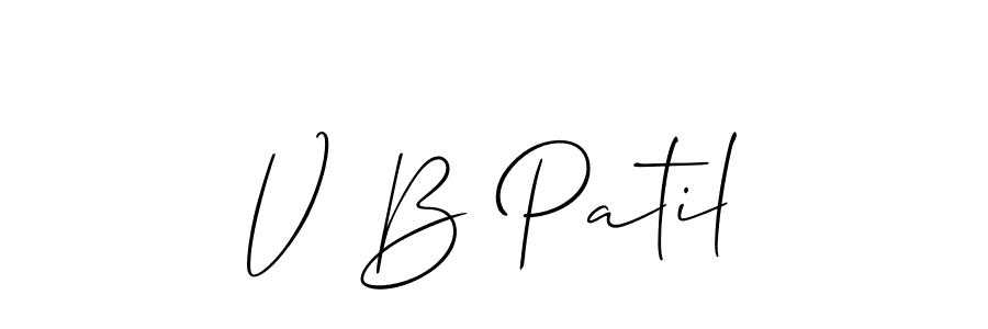 Make a short V B Patil signature style. Manage your documents anywhere anytime using Allison_Script. Create and add eSignatures, submit forms, share and send files easily. V B Patil signature style 2 images and pictures png