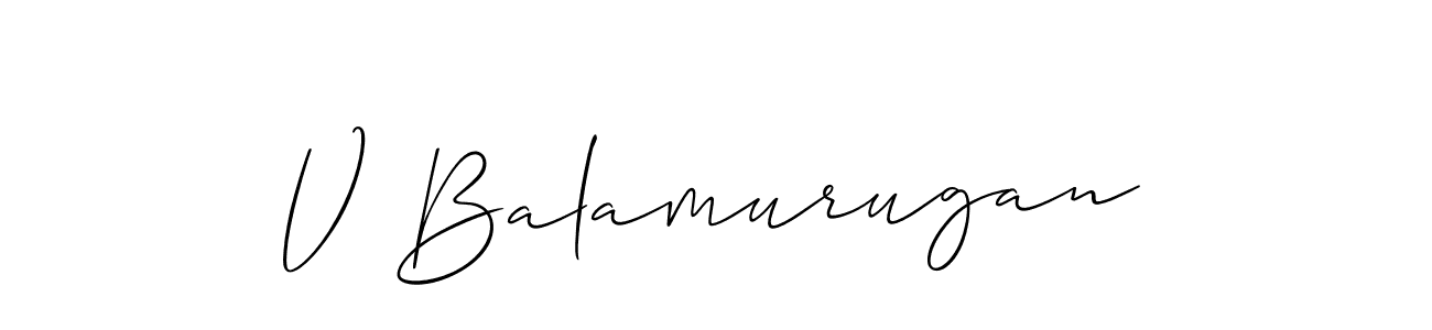 Make a beautiful signature design for name V Balamurugan. Use this online signature maker to create a handwritten signature for free. V Balamurugan signature style 2 images and pictures png