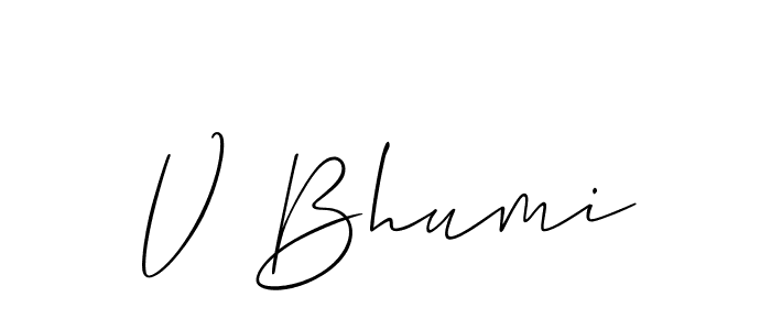 Check out images of Autograph of V Bhumi name. Actor V Bhumi Signature Style. Allison_Script is a professional sign style online. V Bhumi signature style 2 images and pictures png