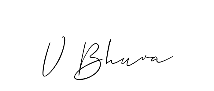 Check out images of Autograph of V Bhuva name. Actor V Bhuva Signature Style. Allison_Script is a professional sign style online. V Bhuva signature style 2 images and pictures png