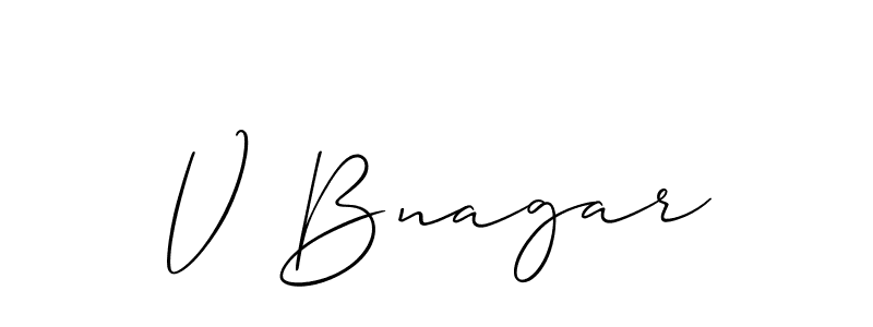 This is the best signature style for the V Bnagar name. Also you like these signature font (Allison_Script). Mix name signature. V Bnagar signature style 2 images and pictures png
