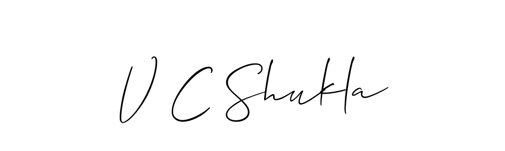 Here are the top 10 professional signature styles for the name V C Shukla. These are the best autograph styles you can use for your name. V C Shukla signature style 2 images and pictures png