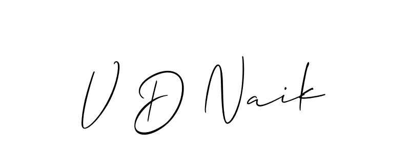 Similarly Allison_Script is the best handwritten signature design. Signature creator online .You can use it as an online autograph creator for name V D Naik. V D Naik signature style 2 images and pictures png