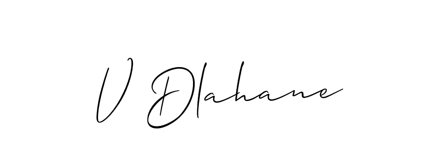 Once you've used our free online signature maker to create your best signature Allison_Script style, it's time to enjoy all of the benefits that V Dlahane name signing documents. V Dlahane signature style 2 images and pictures png