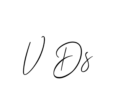 Best and Professional Signature Style for V Ds. Allison_Script Best Signature Style Collection. V Ds signature style 2 images and pictures png