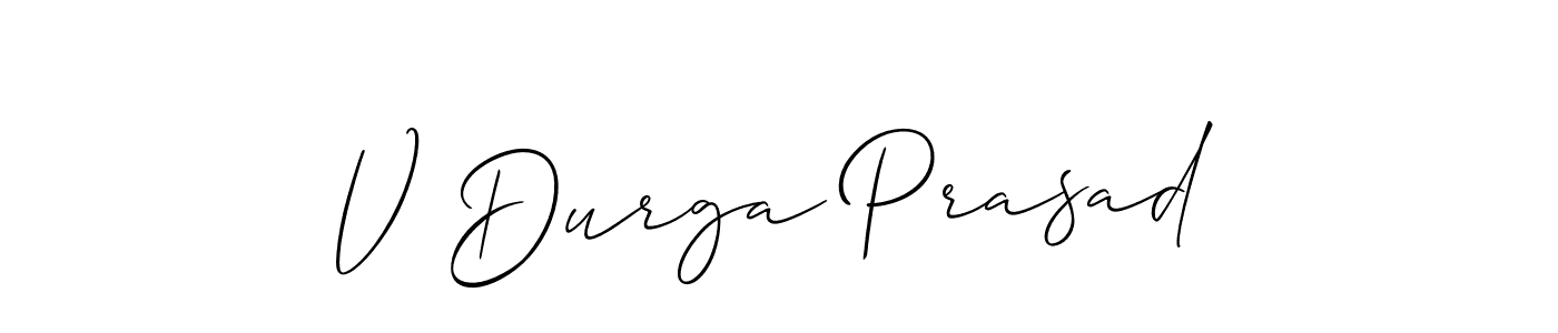 Best and Professional Signature Style for V Durga Prasad. Allison_Script Best Signature Style Collection. V Durga Prasad signature style 2 images and pictures png