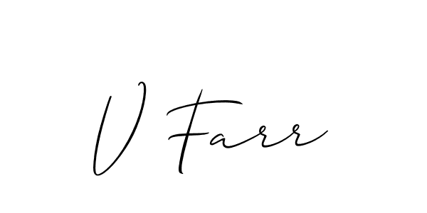 See photos of V Farr official signature by Spectra . Check more albums & portfolios. Read reviews & check more about Allison_Script font. V Farr signature style 2 images and pictures png