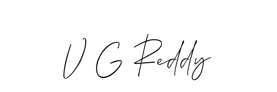 How to make V G Reddy signature? Allison_Script is a professional autograph style. Create handwritten signature for V G Reddy name. V G Reddy signature style 2 images and pictures png