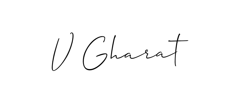 Once you've used our free online signature maker to create your best signature Allison_Script style, it's time to enjoy all of the benefits that V Gharat name signing documents. V Gharat signature style 2 images and pictures png