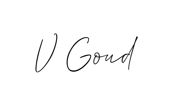 Best and Professional Signature Style for V Goud. Allison_Script Best Signature Style Collection. V Goud signature style 2 images and pictures png