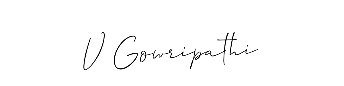 Check out images of Autograph of V Gowripathi name. Actor V Gowripathi Signature Style. Allison_Script is a professional sign style online. V Gowripathi signature style 2 images and pictures png