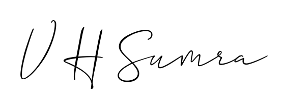 Looking for an artistic signature for V H Sumra? The Allison_Script calligraphy style gives a sophisticated flow suitable for business cards and emails. V H Sumra signature style 2 images and pictures png
