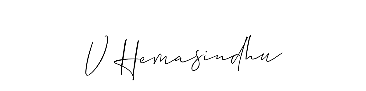 See photos of V Hemasindhu official signature by Spectra . Check more albums & portfolios. Read reviews & check more about Allison_Script font. V Hemasindhu signature style 2 images and pictures png