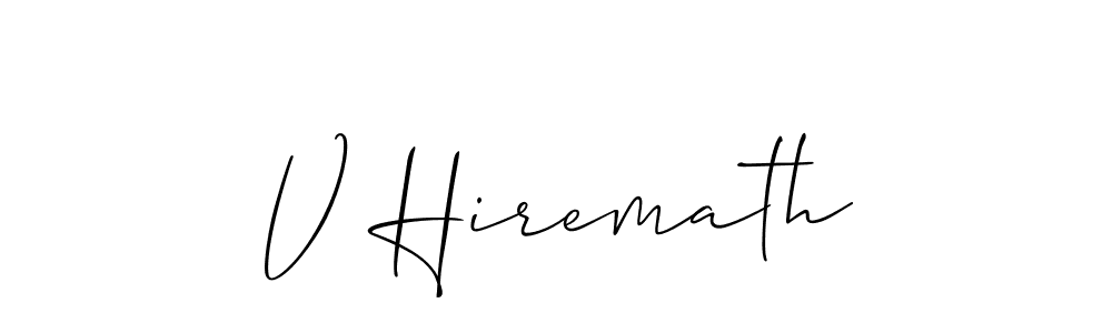 You can use this online signature creator to create a handwritten signature for the name V Hiremath. This is the best online autograph maker. V Hiremath signature style 2 images and pictures png