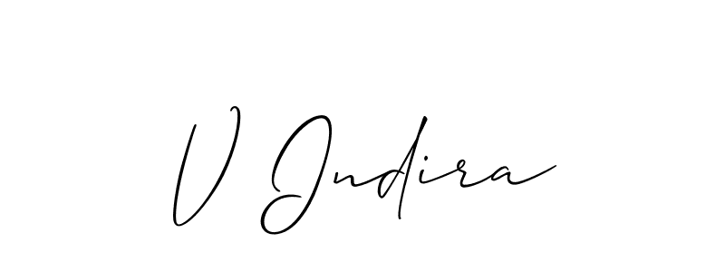 You can use this online signature creator to create a handwritten signature for the name V Indira. This is the best online autograph maker. V Indira signature style 2 images and pictures png