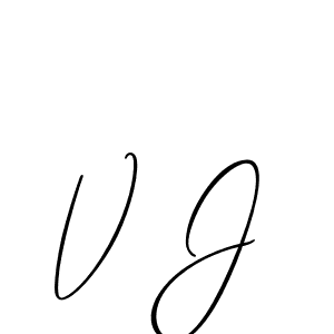 Make a short V J signature style. Manage your documents anywhere anytime using Allison_Script. Create and add eSignatures, submit forms, share and send files easily. V J signature style 2 images and pictures png