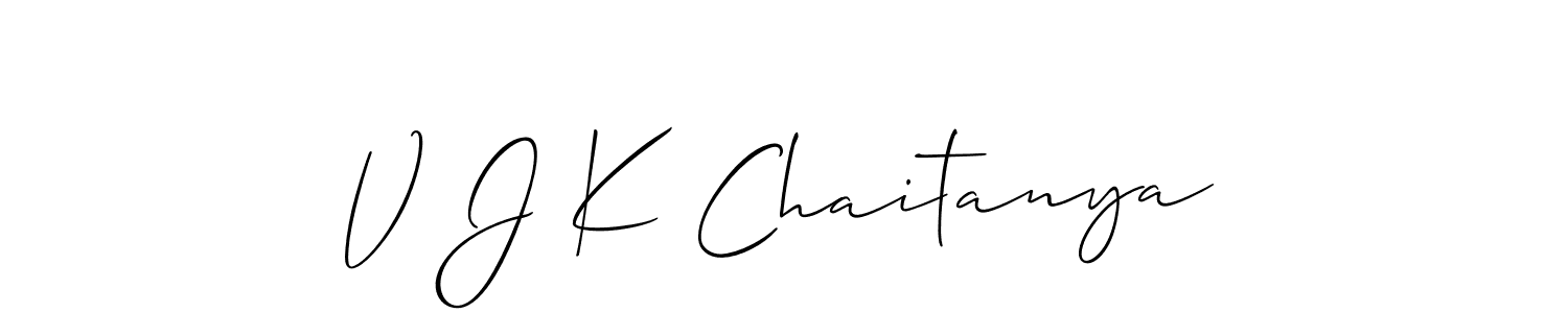 Best and Professional Signature Style for V J K Chaitanya. Allison_Script Best Signature Style Collection. V J K Chaitanya signature style 2 images and pictures png