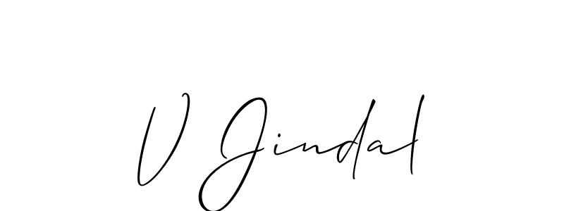 Make a short V Jindal signature style. Manage your documents anywhere anytime using Allison_Script. Create and add eSignatures, submit forms, share and send files easily. V Jindal signature style 2 images and pictures png