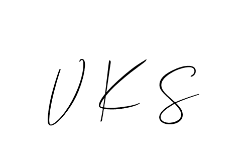 Also we have V K S name is the best signature style. Create professional handwritten signature collection using Allison_Script autograph style. V K S signature style 2 images and pictures png