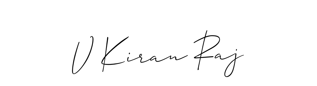 Make a short V Kiran Raj signature style. Manage your documents anywhere anytime using Allison_Script. Create and add eSignatures, submit forms, share and send files easily. V Kiran Raj signature style 2 images and pictures png