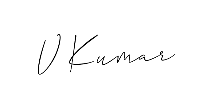 This is the best signature style for the V Kumar name. Also you like these signature font (Allison_Script). Mix name signature. V Kumar signature style 2 images and pictures png