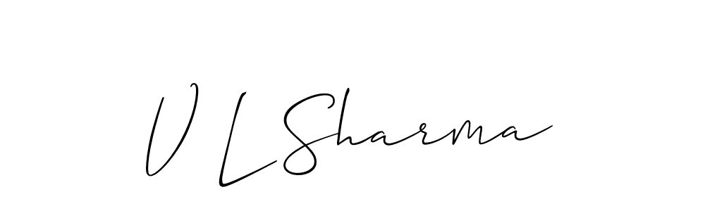 See photos of V L Sharma official signature by Spectra . Check more albums & portfolios. Read reviews & check more about Allison_Script font. V L Sharma signature style 2 images and pictures png