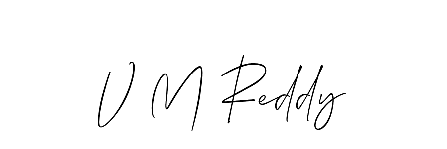 How to make V M Reddy signature? Allison_Script is a professional autograph style. Create handwritten signature for V M Reddy name. V M Reddy signature style 2 images and pictures png