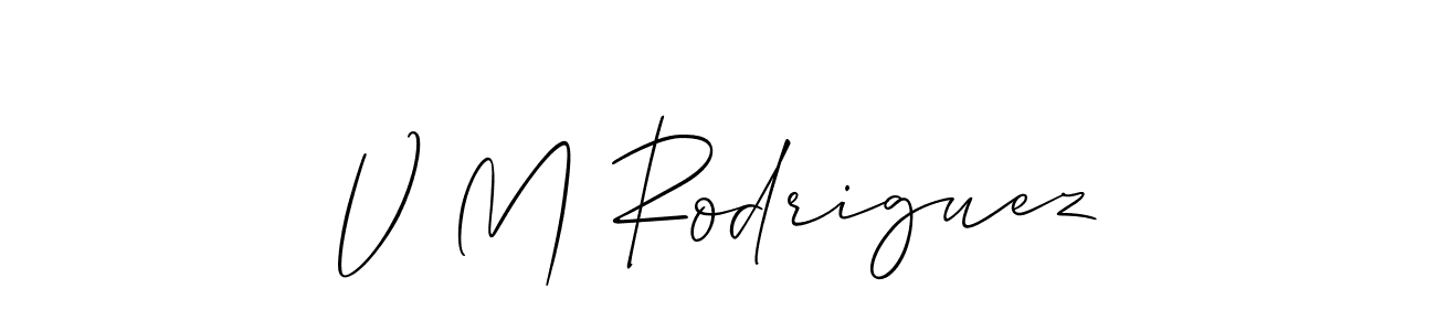 Here are the top 10 professional signature styles for the name V M Rodriguez. These are the best autograph styles you can use for your name. V M Rodriguez signature style 2 images and pictures png