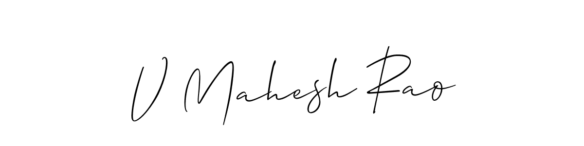 Here are the top 10 professional signature styles for the name V Mahesh Rao. These are the best autograph styles you can use for your name. V Mahesh Rao signature style 2 images and pictures png