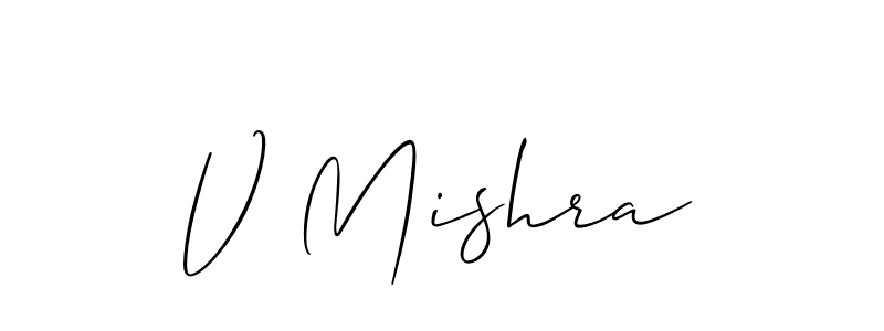 This is the best signature style for the V Mishra name. Also you like these signature font (Allison_Script). Mix name signature. V Mishra signature style 2 images and pictures png