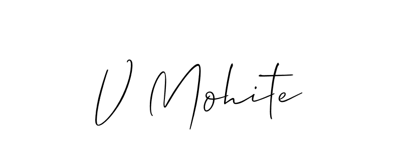 Check out images of Autograph of V Mohite name. Actor V Mohite Signature Style. Allison_Script is a professional sign style online. V Mohite signature style 2 images and pictures png