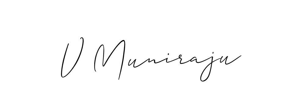 This is the best signature style for the V Muniraju name. Also you like these signature font (Allison_Script). Mix name signature. V Muniraju signature style 2 images and pictures png
