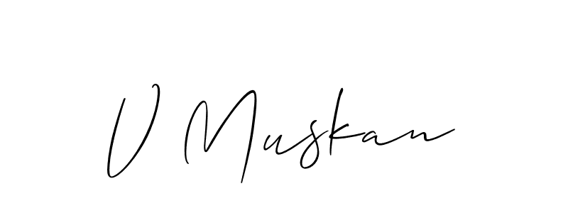 Here are the top 10 professional signature styles for the name V Muskan. These are the best autograph styles you can use for your name. V Muskan signature style 2 images and pictures png