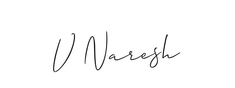 Here are the top 10 professional signature styles for the name V Naresh. These are the best autograph styles you can use for your name. V Naresh signature style 2 images and pictures png