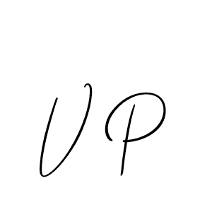 How to make V P signature? Allison_Script is a professional autograph style. Create handwritten signature for V P name. V P signature style 2 images and pictures png