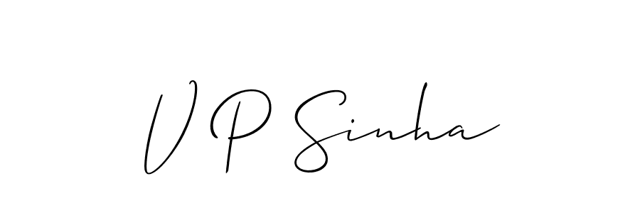 Here are the top 10 professional signature styles for the name V P Sinha. These are the best autograph styles you can use for your name. V P Sinha signature style 2 images and pictures png