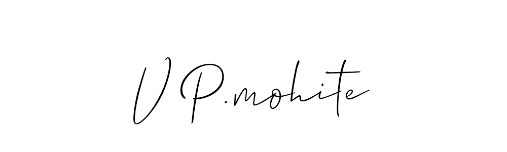 Once you've used our free online signature maker to create your best signature Allison_Script style, it's time to enjoy all of the benefits that V P.mohite name signing documents. V P.mohite signature style 2 images and pictures png