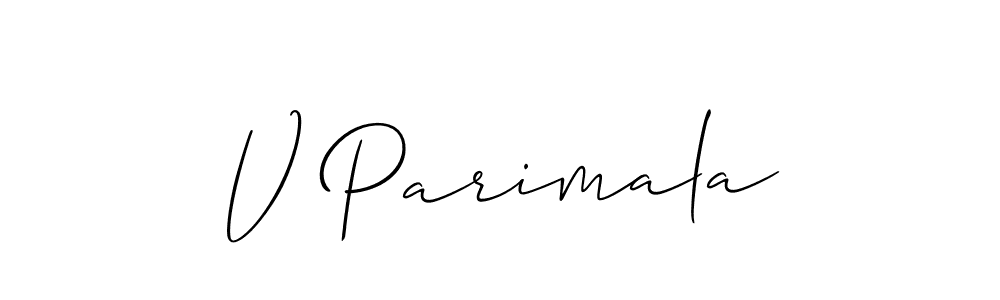 You can use this online signature creator to create a handwritten signature for the name V Parimala. This is the best online autograph maker. V Parimala signature style 2 images and pictures png