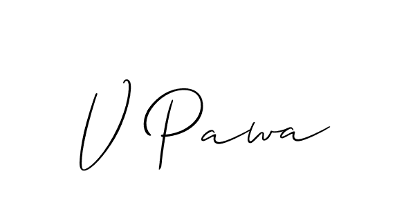 Make a short V Pawa signature style. Manage your documents anywhere anytime using Allison_Script. Create and add eSignatures, submit forms, share and send files easily. V Pawa signature style 2 images and pictures png