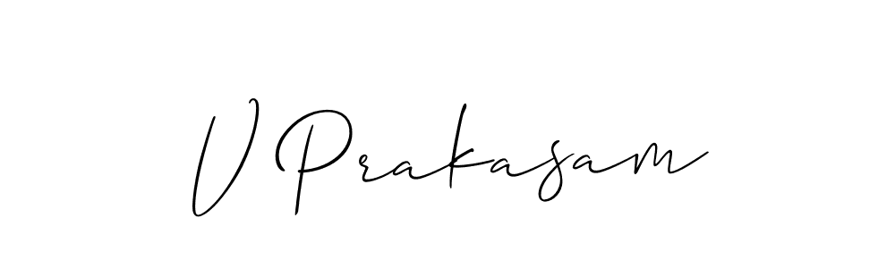 How to Draw V Prakasam signature style? Allison_Script is a latest design signature styles for name V Prakasam. V Prakasam signature style 2 images and pictures png