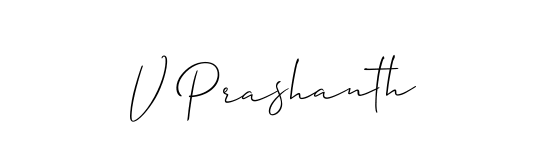 Similarly Allison_Script is the best handwritten signature design. Signature creator online .You can use it as an online autograph creator for name V Prashanth. V Prashanth signature style 2 images and pictures png