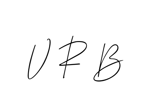It looks lik you need a new signature style for name V R B. Design unique handwritten (Allison_Script) signature with our free signature maker in just a few clicks. V R B signature style 2 images and pictures png