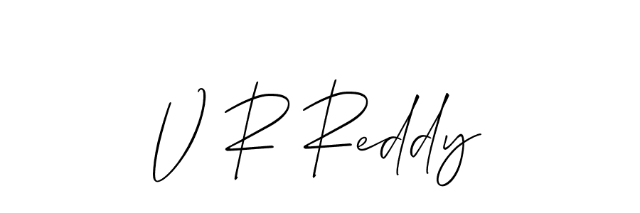 You should practise on your own different ways (Allison_Script) to write your name (V R Reddy) in signature. don't let someone else do it for you. V R Reddy signature style 2 images and pictures png