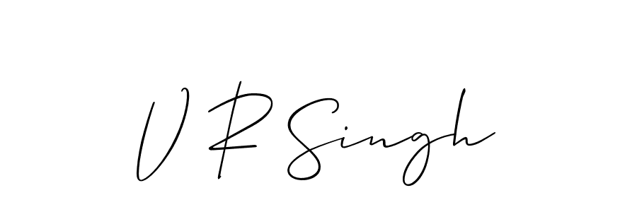 It looks lik you need a new signature style for name V R Singh. Design unique handwritten (Allison_Script) signature with our free signature maker in just a few clicks. V R Singh signature style 2 images and pictures png