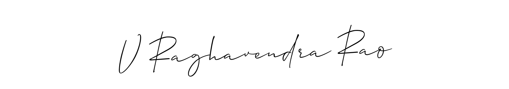 Make a beautiful signature design for name V Raghavendra Rao. Use this online signature maker to create a handwritten signature for free. V Raghavendra Rao signature style 2 images and pictures png