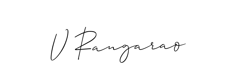 Here are the top 10 professional signature styles for the name V Rangarao. These are the best autograph styles you can use for your name. V Rangarao signature style 2 images and pictures png