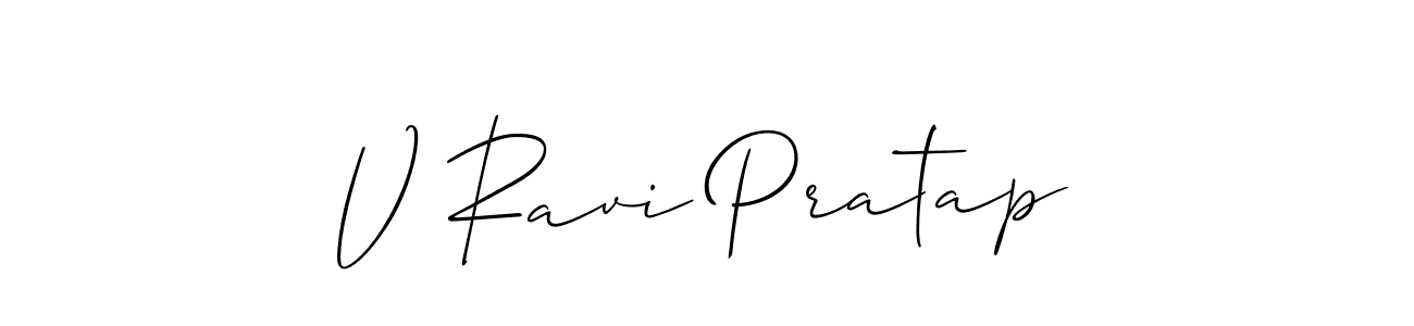 You can use this online signature creator to create a handwritten signature for the name V Ravi Pratap. This is the best online autograph maker. V Ravi Pratap signature style 2 images and pictures png